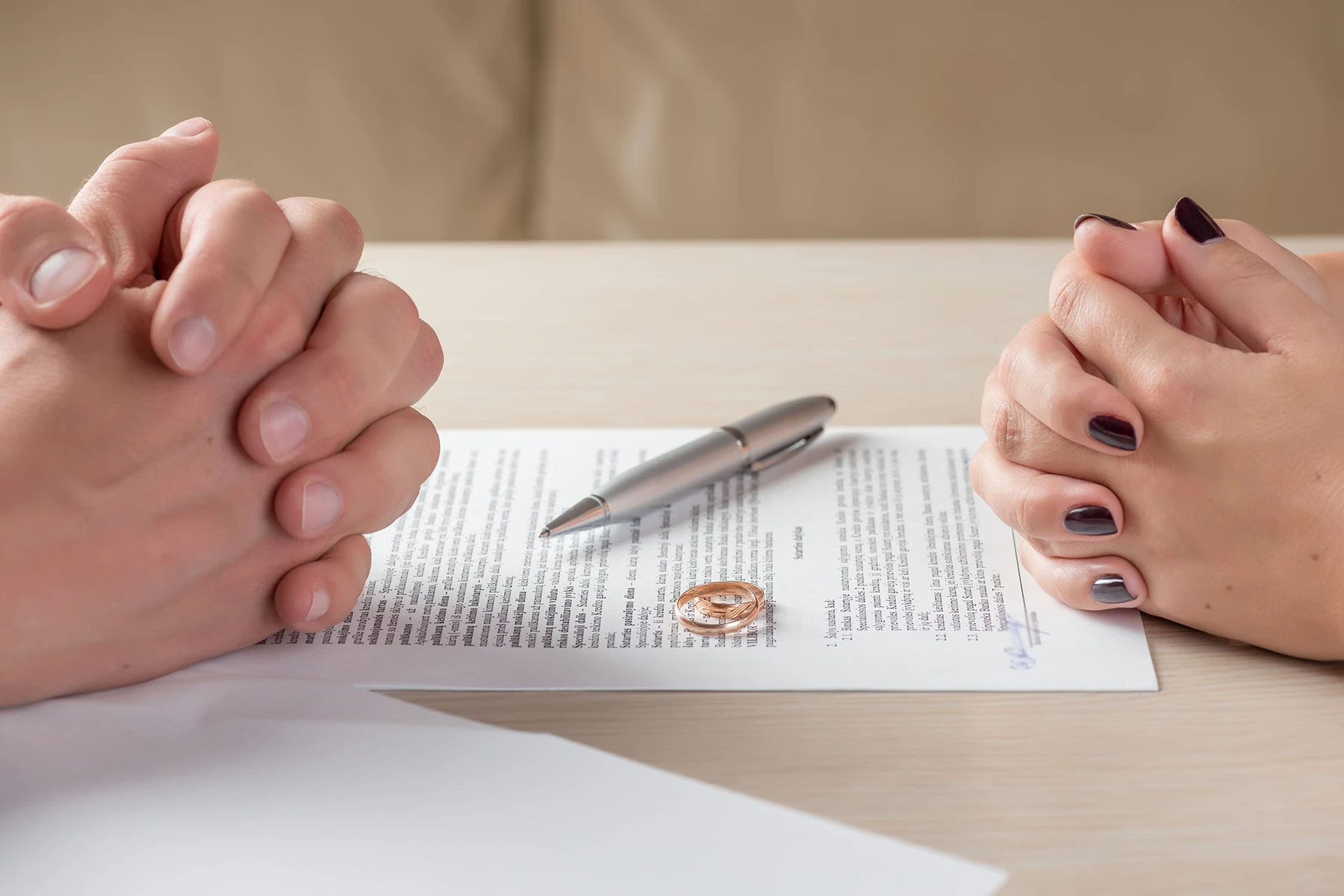 Wedding ring on a settlement agreement - Wilmington, NC property division lawyer
